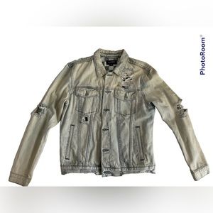 Pacsun distressed denim jacket size M